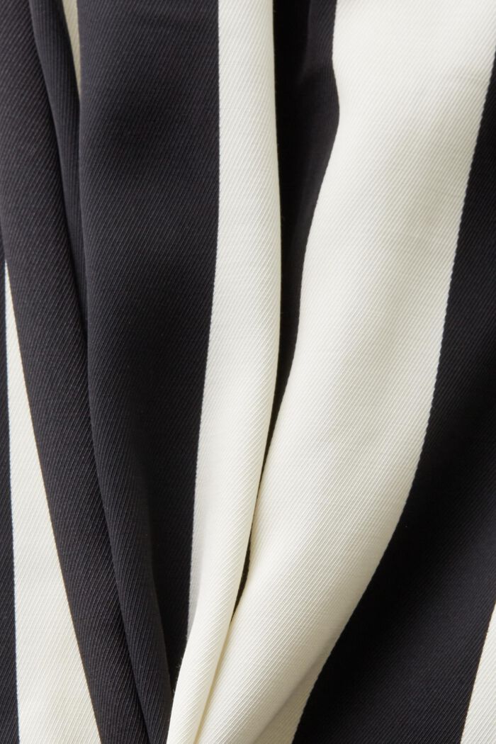 Pantalón a rayas con perneras amplias, BLACK, detail image number 5