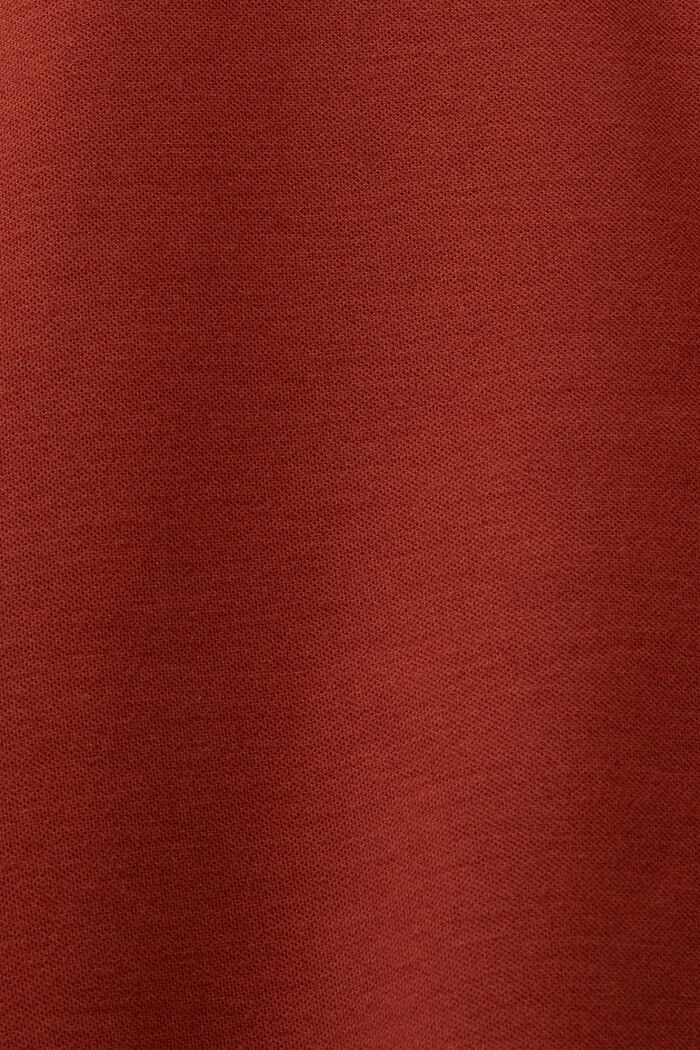 Blazer de tejido jersey de punto, RUST BROWN, detail image number 4