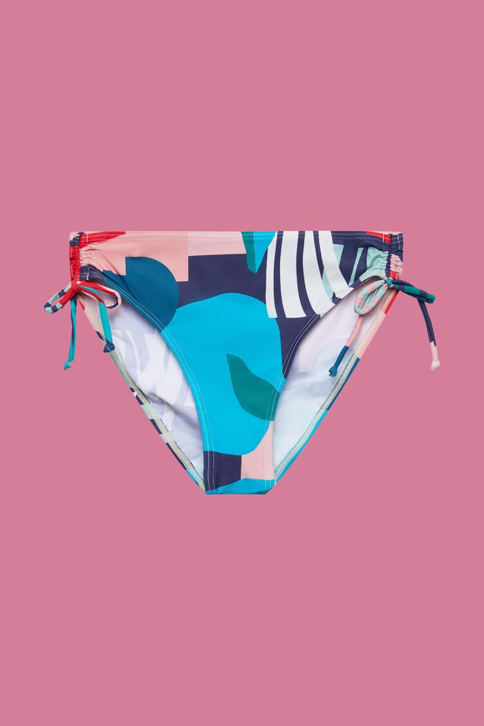 Braguita de bikini con estampado multicolor, INK, detail image number 4