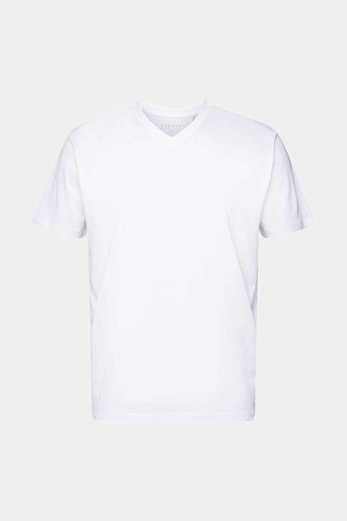 Camiseta de tejido jersey, 100% algodón, WHITE, detail image number 7