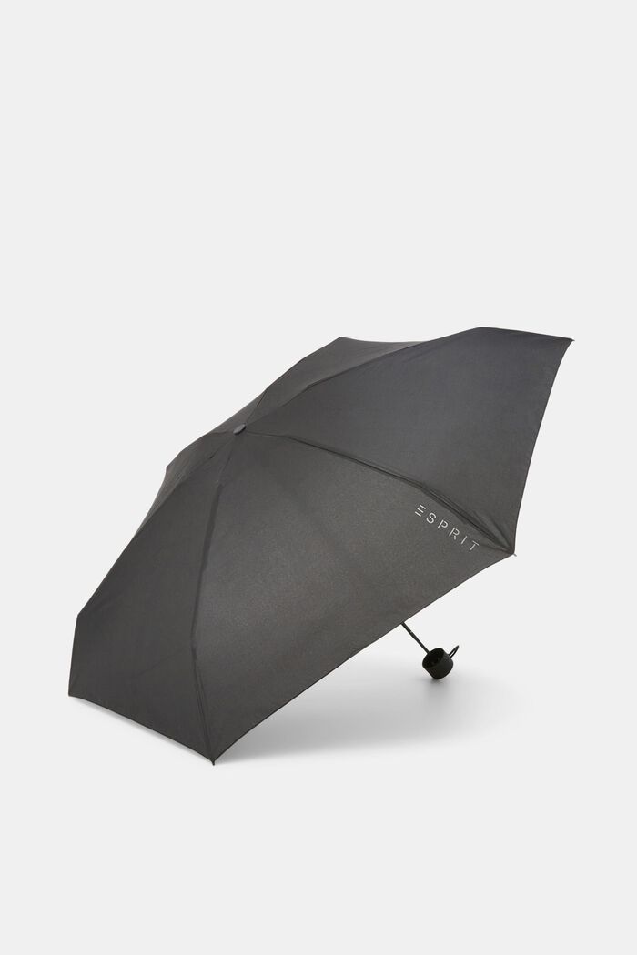 Mini paraguas unicolor, BLACK, detail image number 2
