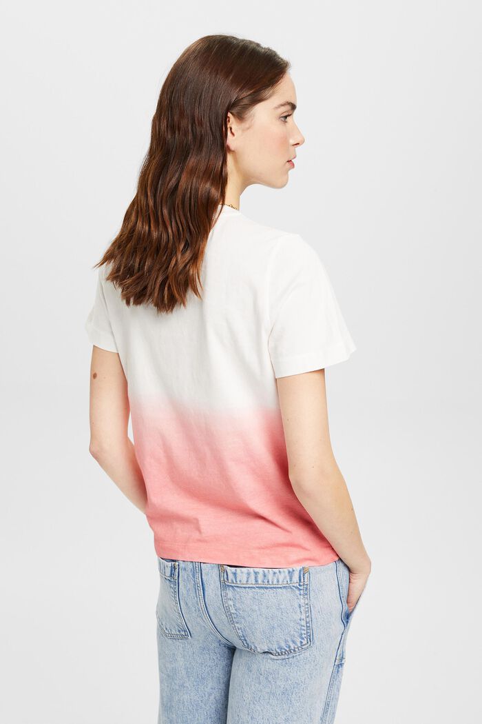 Camiseta de algodón con degradado de color, PINK, detail image number 3