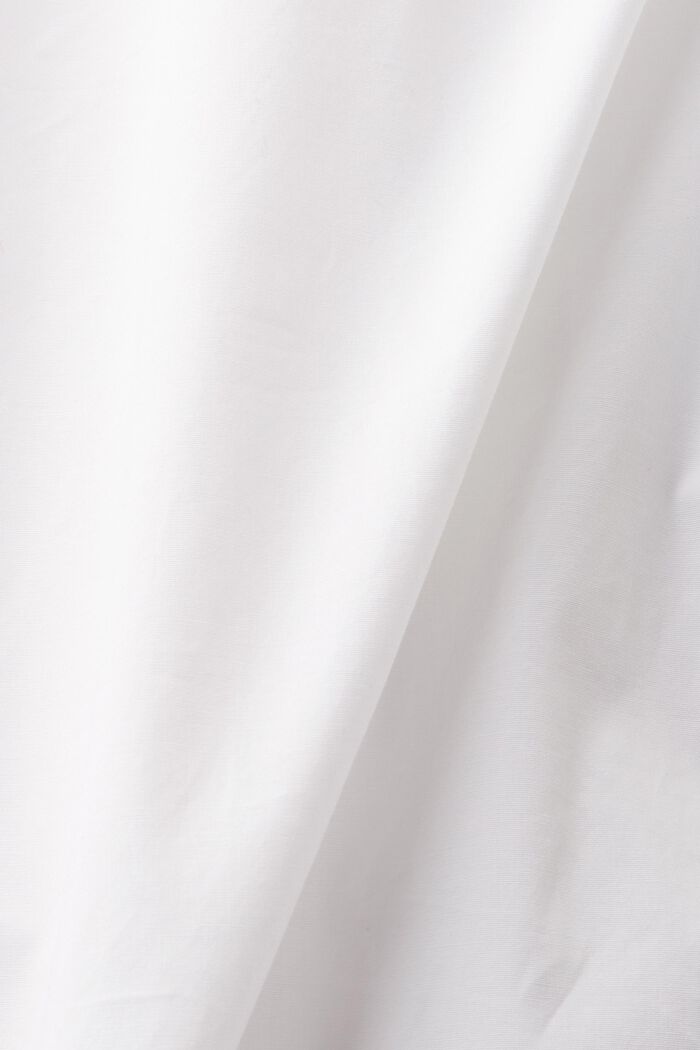Blusa de popelina con hombros descubiertos, WHITE, detail image number 5