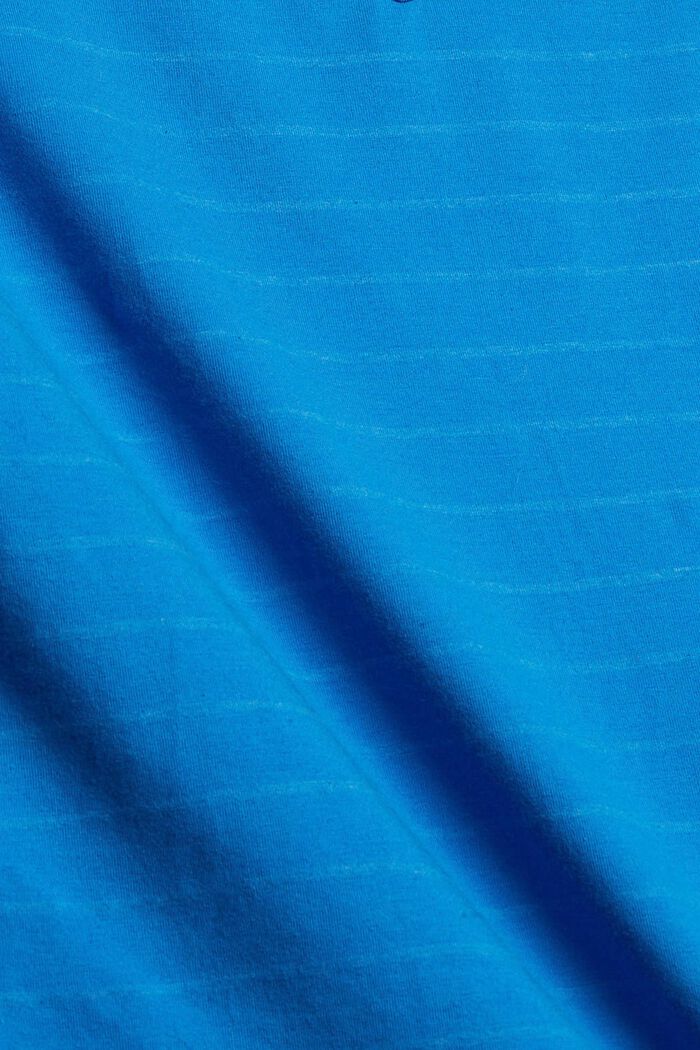 Camiseta de manga larga con rayas, mezcla de algodón ecológico, BLUE, detail image number 4