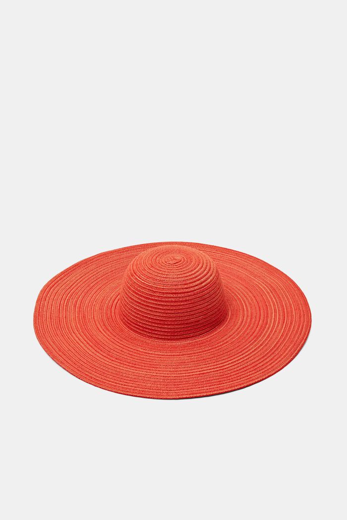 Sombrero para el sol jaspeado, ORANGE RED, detail image number 0