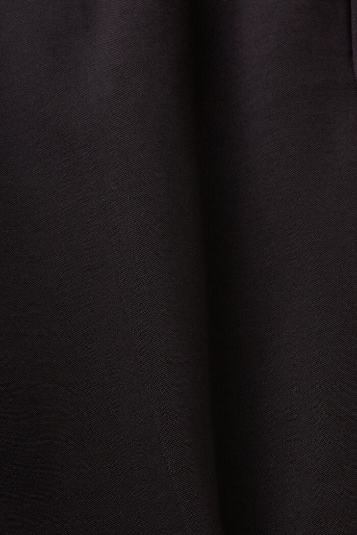 Pantalón de cintura alta con cinturón, BLACK, detail image number 6