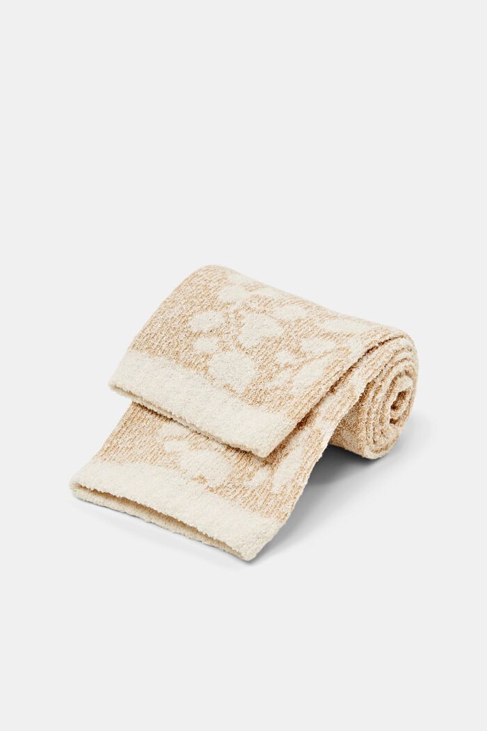 Calcetines en tejido de rizo con motivos florales, algodón ecológico, PEARL, detail image number 1