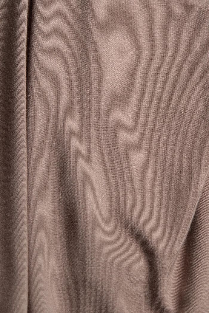 Pijama corto de jersey confeccionado en viscosa LENZING™ ECOVERO™, TAUPE, detail image number 4
