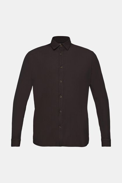 Camisa en dos colores, ANTHRACITE, overview