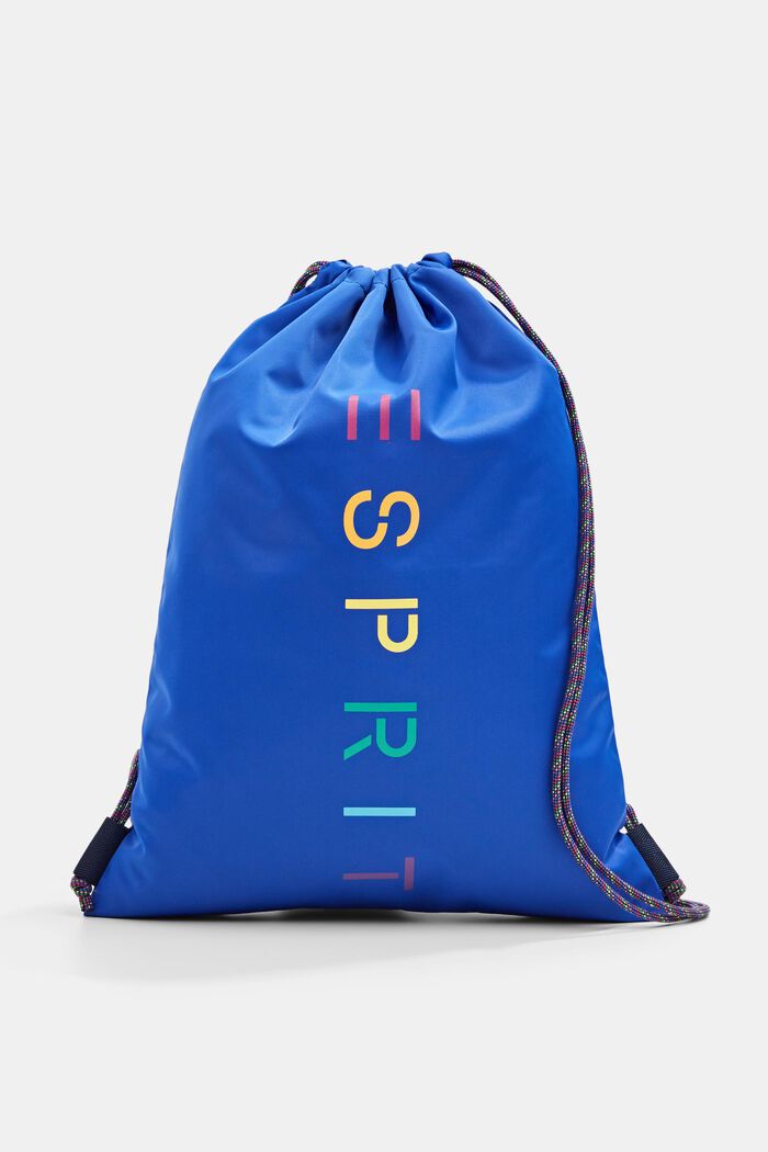 Bolsa de deporte con logotipo estampado en colores, BRIGHT BLUE, overview