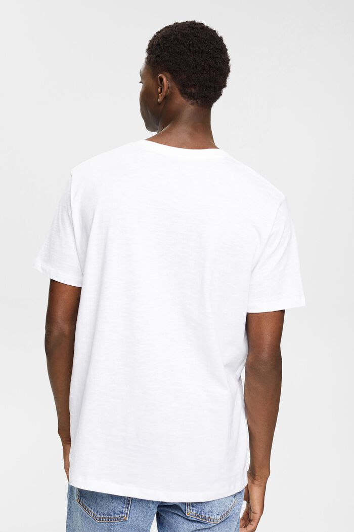 Camiseta de tejido jersey, 100% algodón, WHITE, detail image number 3