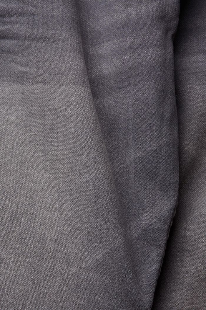 Pantalones cortos vaqueros con cordón, GREY MEDIUM WASHED, detail image number 5