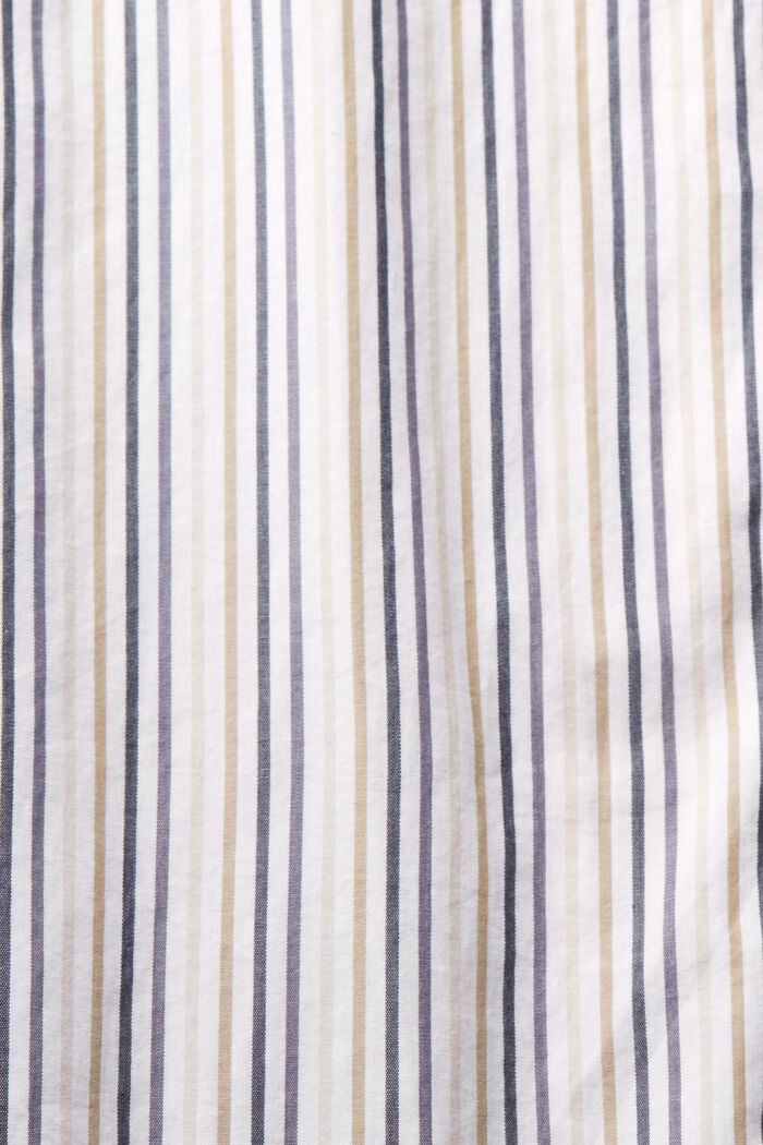 Camisa a rayas de corte ceñido, SAND, detail image number 4
