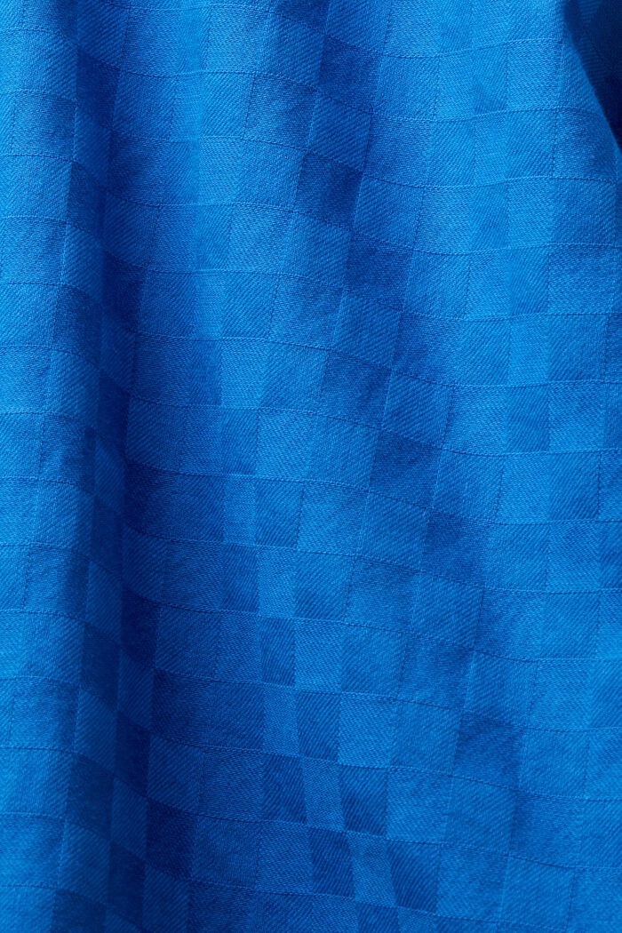 Camisa de algodón jacquard, BRIGHT BLUE, detail image number 7