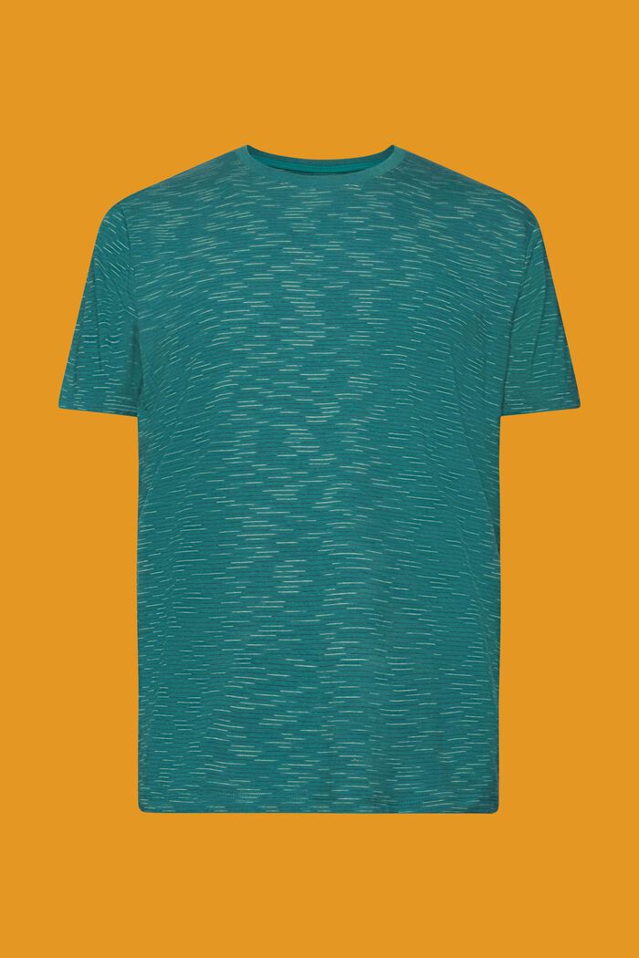 Camiseta de rayas finas, EMERALD GREEN, detail image number 6