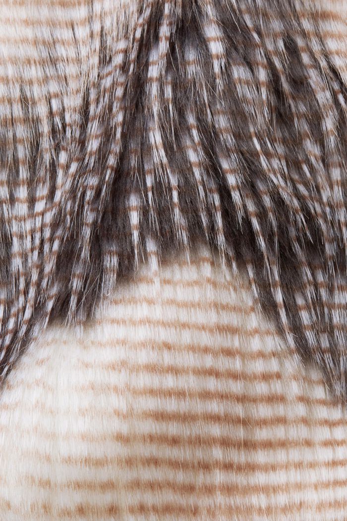 Chaqueta de pelo sintético, DUSTY NUDE, detail image number 5