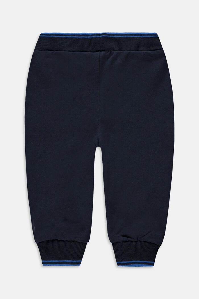 Pantalones deportivos con bolsillo canguro, NAVY, detail image number 1