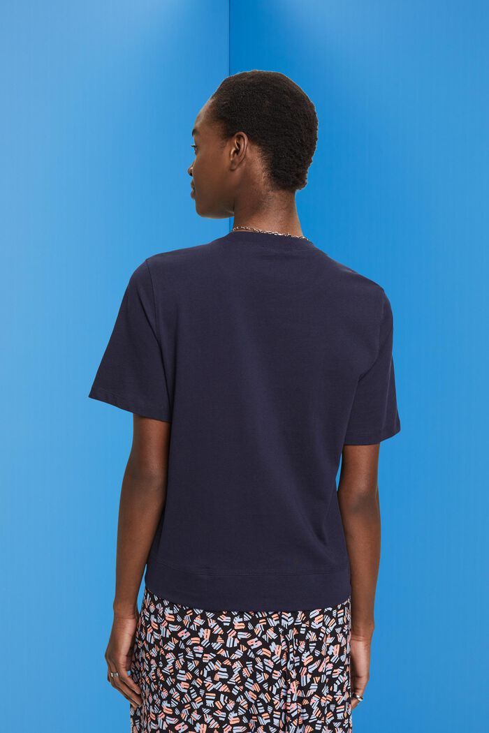 Camiseta de algodón, NAVY, detail image number 3