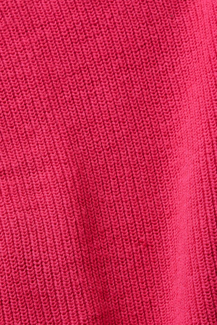 Jersey de punto con cuello alto, PINK FUCHSIA, detail image number 6