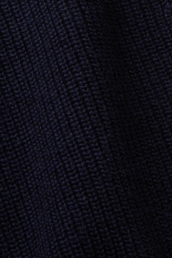 Chaleco de punto trenzado, mezcla de lana, NAVY, detail image number 5