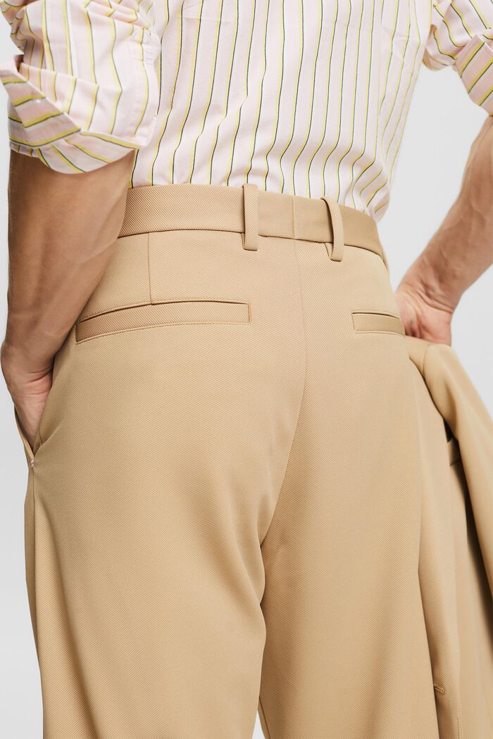 Pantalón de sarga, BEIGE, detail image number 3