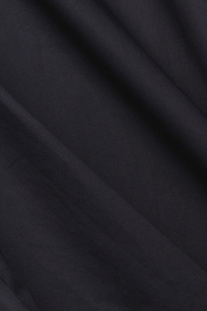 Camisa de algodón sostenible, BLACK, detail image number 1