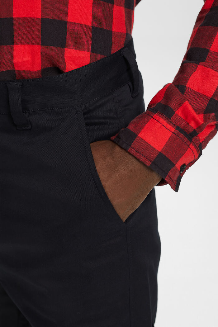 Pantalón cargo con dobleces, BLACK, detail image number 2