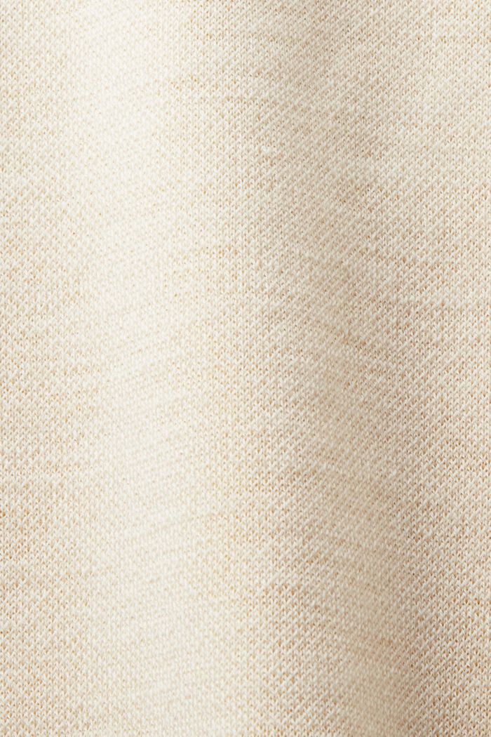 Minivestido sin mangas en mezcla de lana, CREAM BEIGE, detail image number 6