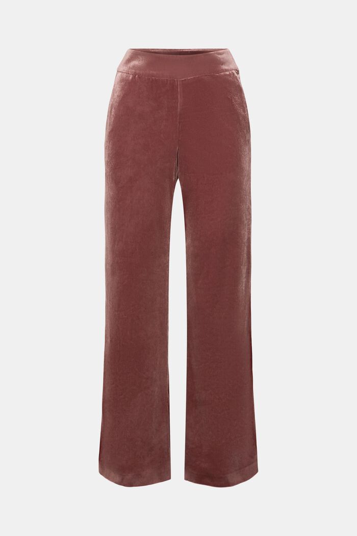 Pantalón de terciopelo de pernera ancha, BORDEAUX RED, detail image number 6