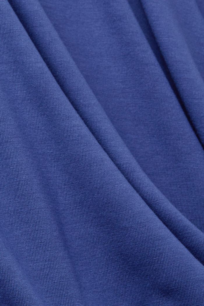 Camisón de tejido jersey con detalle de encaje, DARK BLUE, detail image number 4