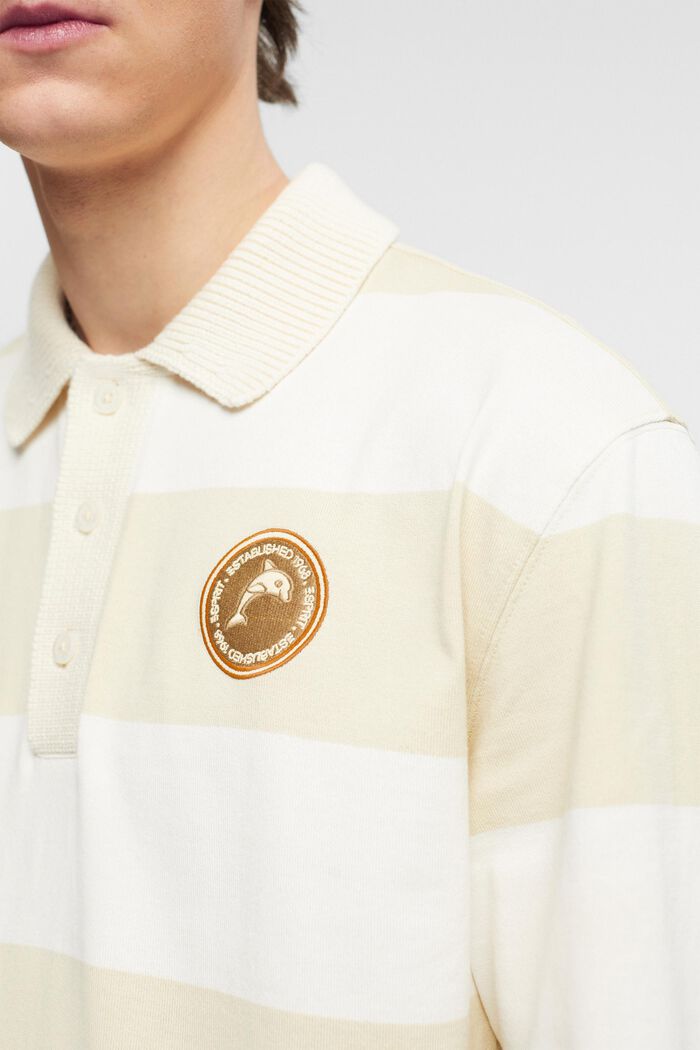 Polo de rugby a rayas, OFF WHITE, detail image number 2