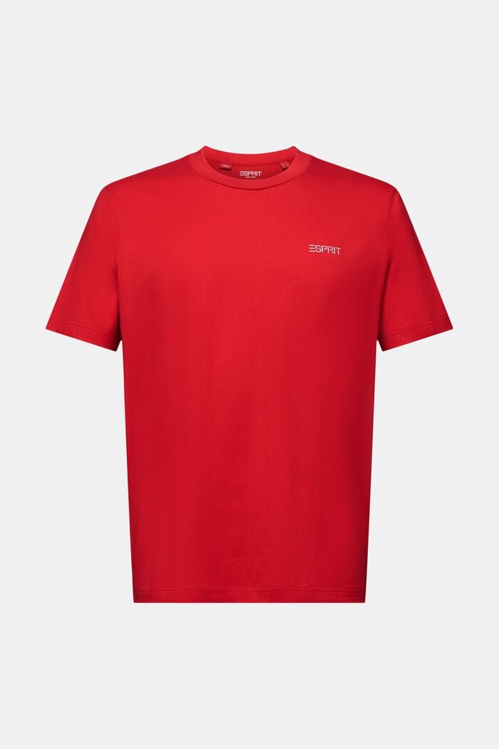 Camiseta unisex con logotipo, DARK RED, detail image number 7