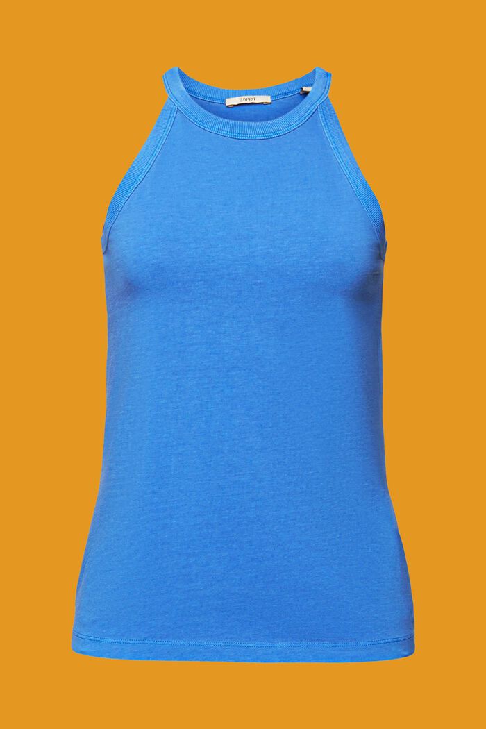 Top de tirantes en tejido jersey, BRIGHT BLUE, detail image number 6