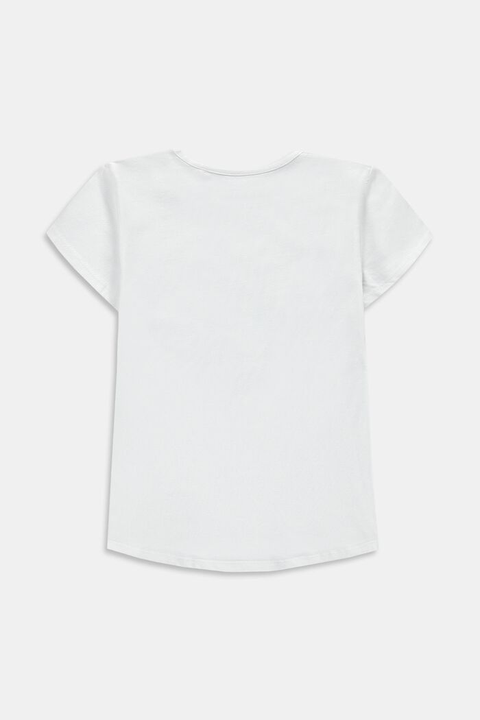 Camiseta con estampado frontal, WHITE, detail image number 1