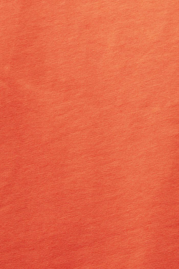 Camiseta con cuello barco, ORANGE RED, detail image number 5
