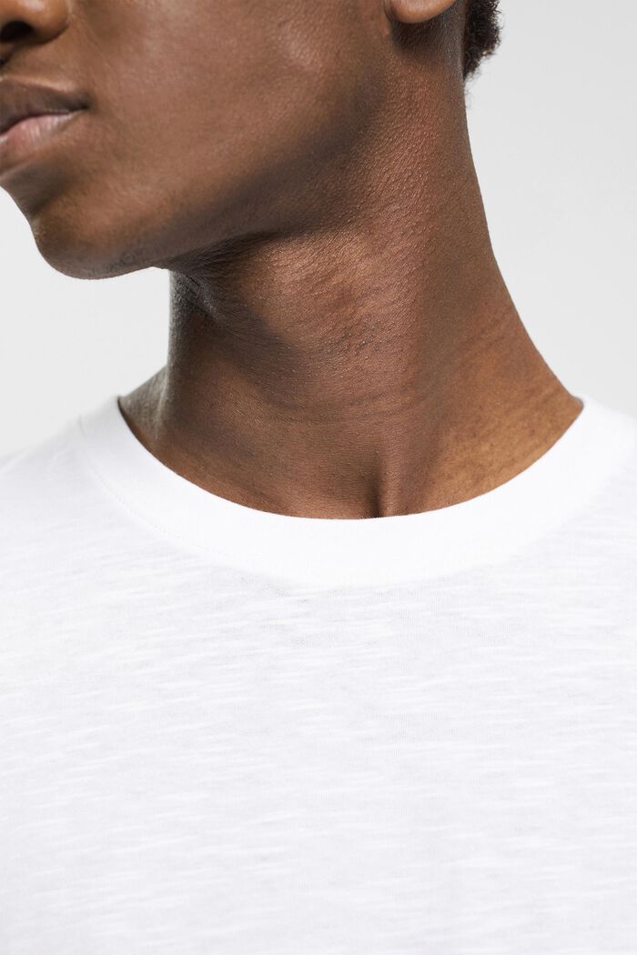 Camiseta de tejido jersey, 100% algodón, WHITE, detail image number 2