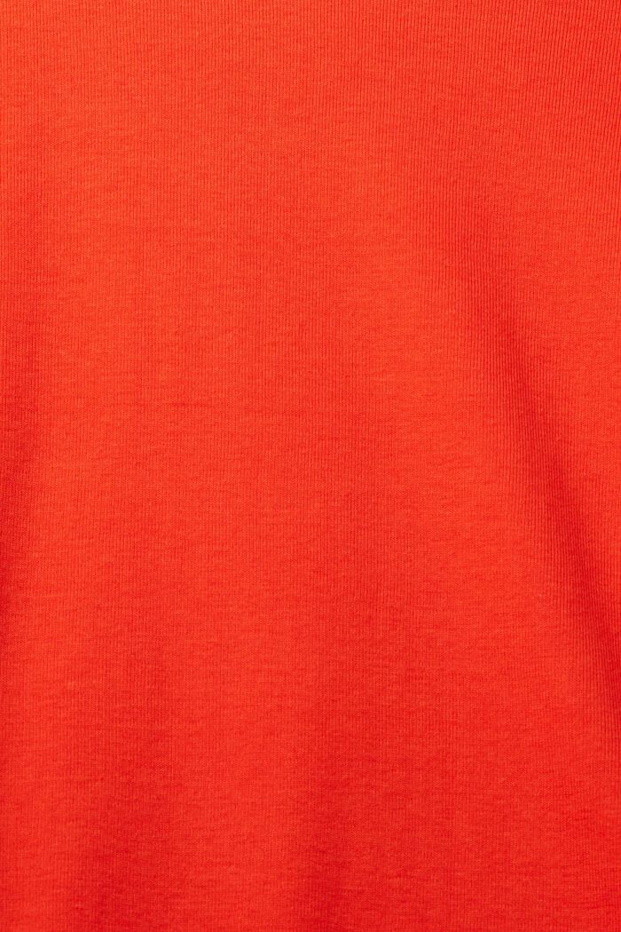 Camiseta de manga larga, RED, detail image number 4