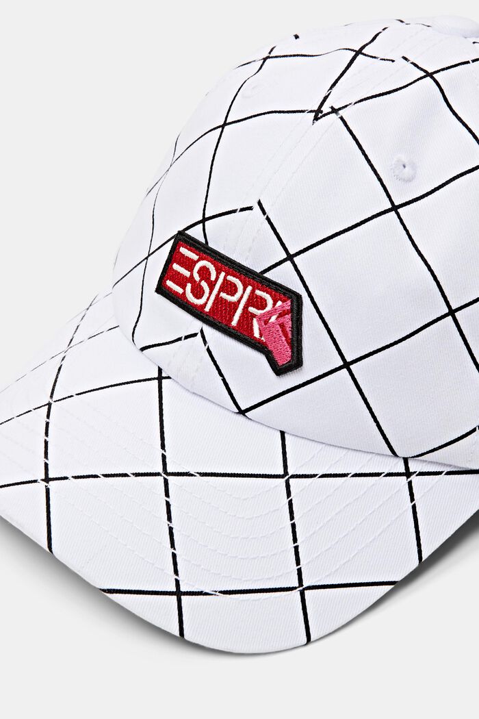 Gorra de béisbol con logotipo unisex, OFF WHITE, detail image number 1
