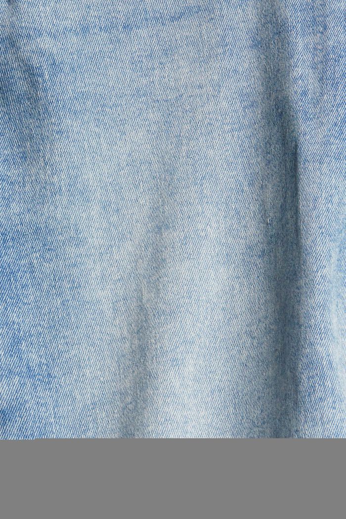 Vaqueros elásticos con algodón ecológico, BLUE LIGHT WASHED, detail image number 4