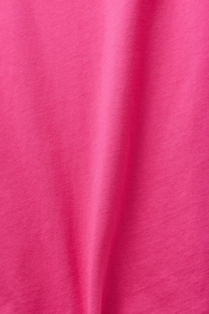 Camiseta de algodón con estampado de delfín, PINK FUCHSIA, detail image number 5