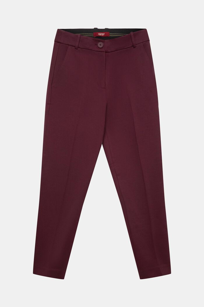 Pantalones tapered SPORTY PUNTO Mix&Match, AUBERGINE, detail image number 6