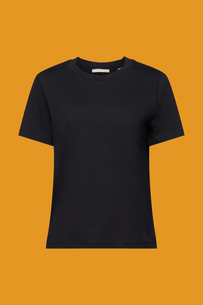 Camiseta holgada, 100 % algodón, BLACK, detail image number 7