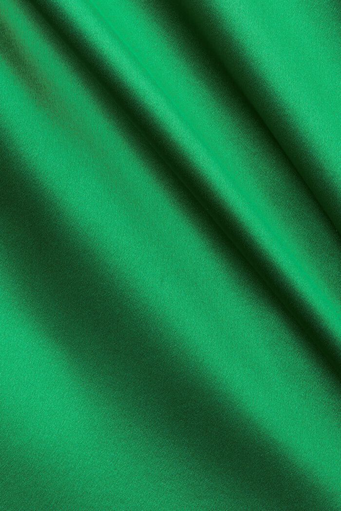Falda midi de seda, GREEN, detail image number 5