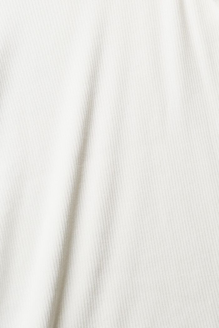 Jersey de canalé, LENZING™ ECOVERO™, OFF WHITE, detail image number 4