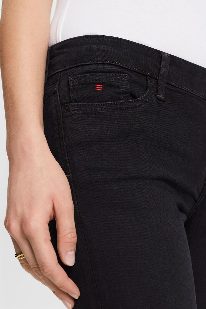 Jeans mid-rise skinny, BLACK DARK WASHED, detail image number 1