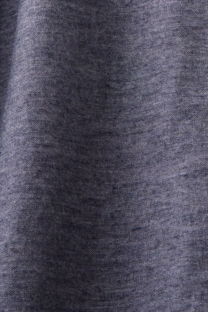 Camisa jaspeada, 100 % algodón, NAVY, detail image number 5