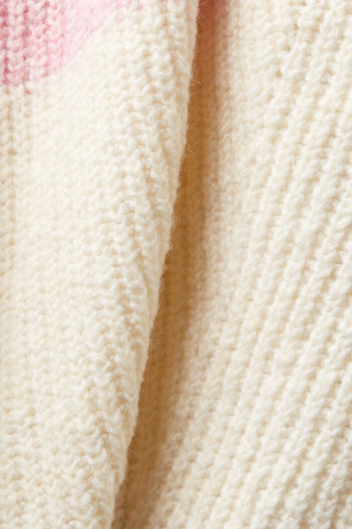 Jersey a rayas de punto acanalado con cuello alto, ICE, detail image number 5