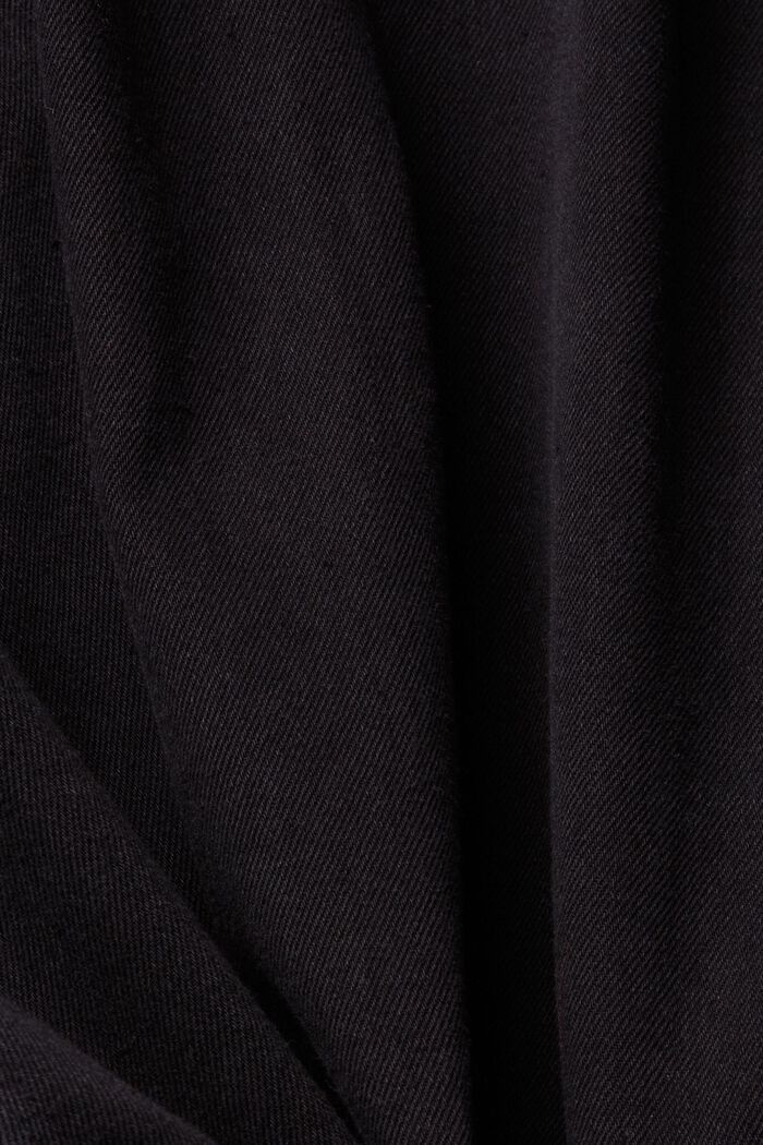 Camisa vaquera, BLACK DARK WASHED, detail image number 4