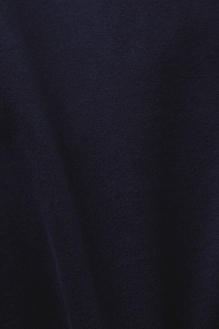 Camiseta de manga larga de algodón, NAVY, detail image number 5