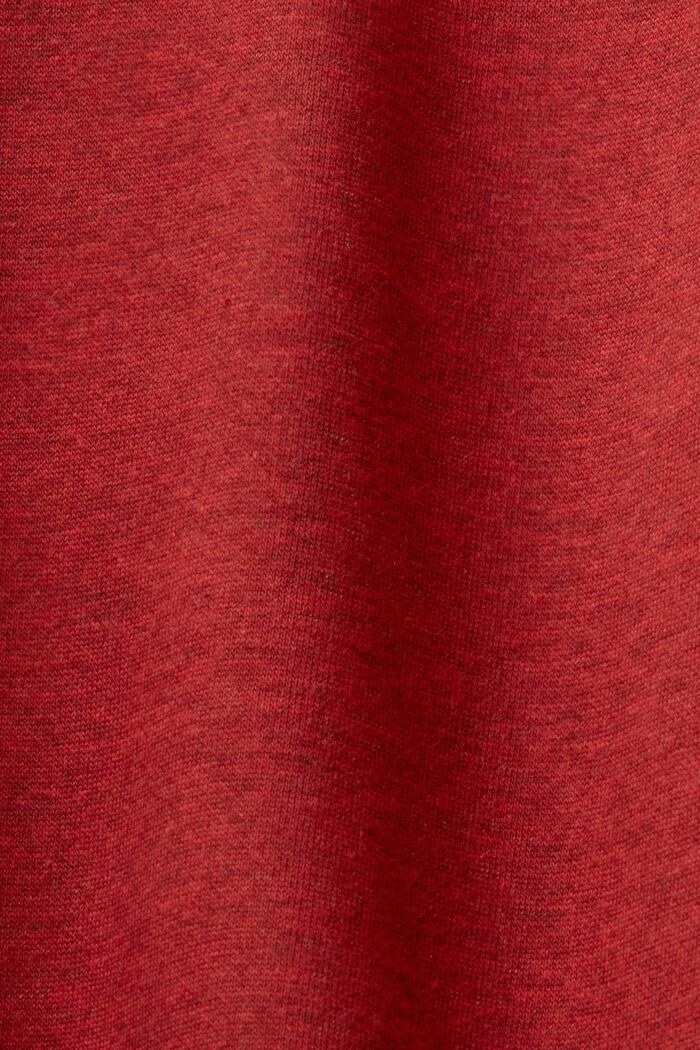 Sudadera estilo polo, DARK RED, detail image number 5